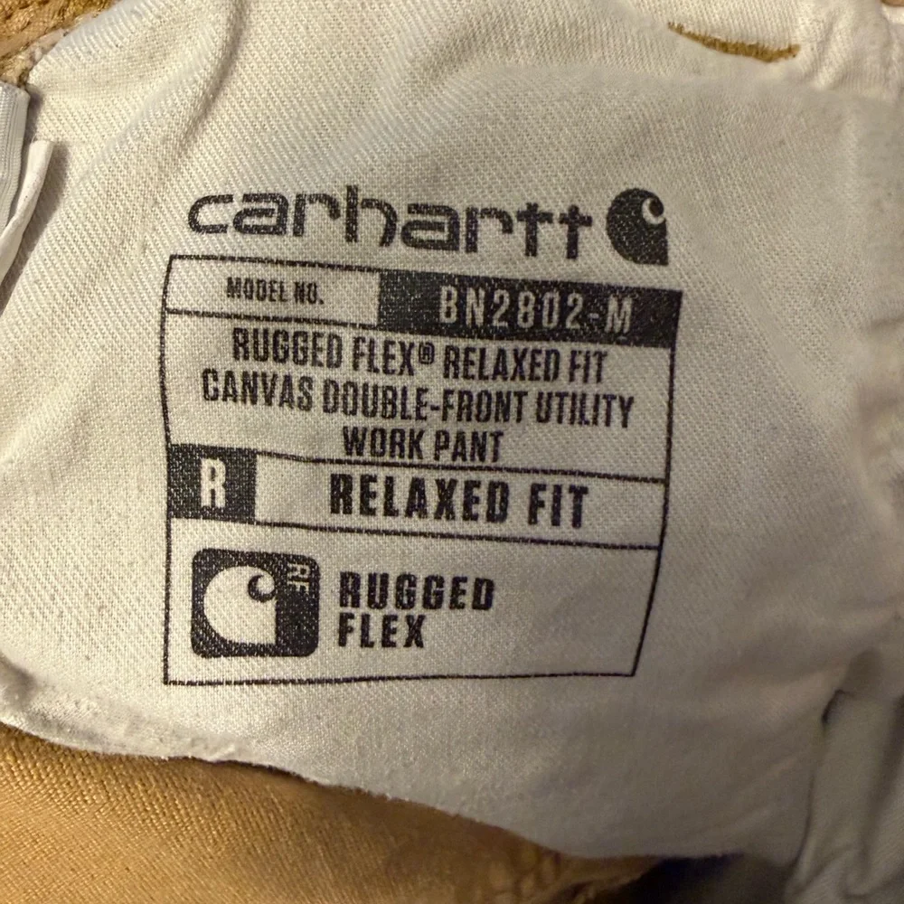 Carhartt Men's Relaxed Straight Rugged Flex Double-Front Denim Dungaree 32 x 34